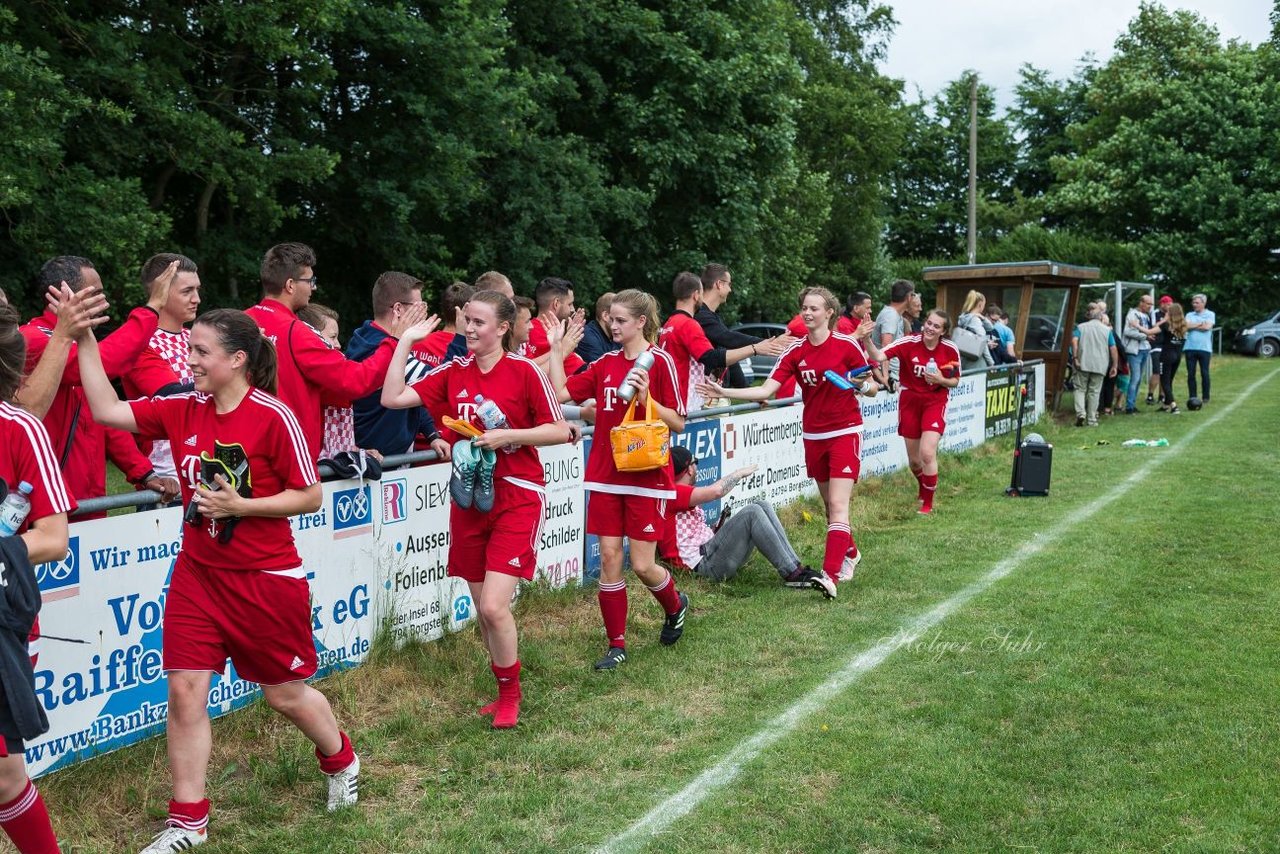 Bild 105 - Aufstiegsspiel SG Borgstedt/Brekendorf - SV Wahlstedt : Ergebnis: 1:4